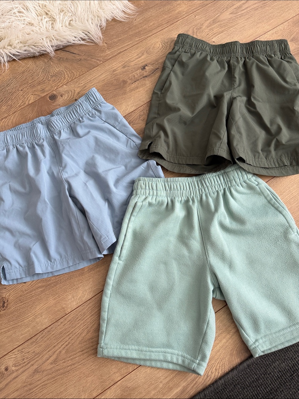 Set of 3 kids athletic shorts